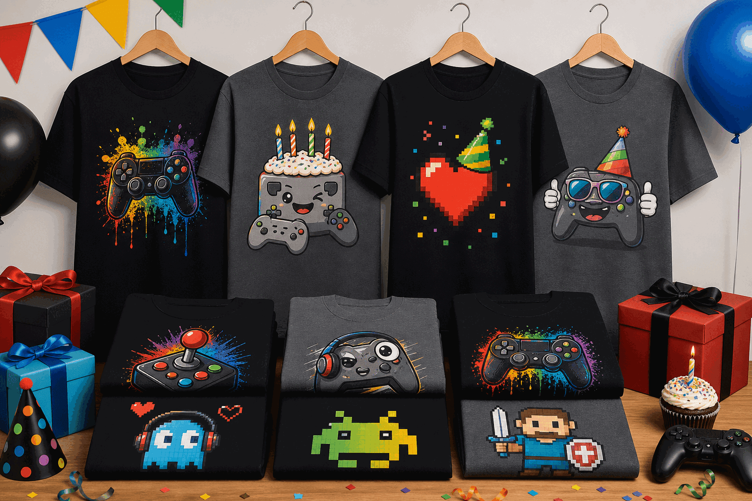 Camisetas divertidas para gamers: regalo cumple