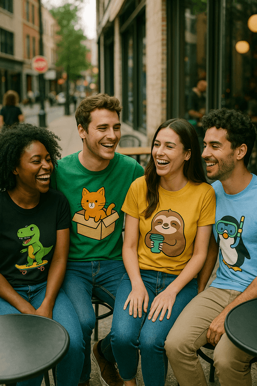 Por qué las camisetas divertidas son los mejores iniciadores de conversación