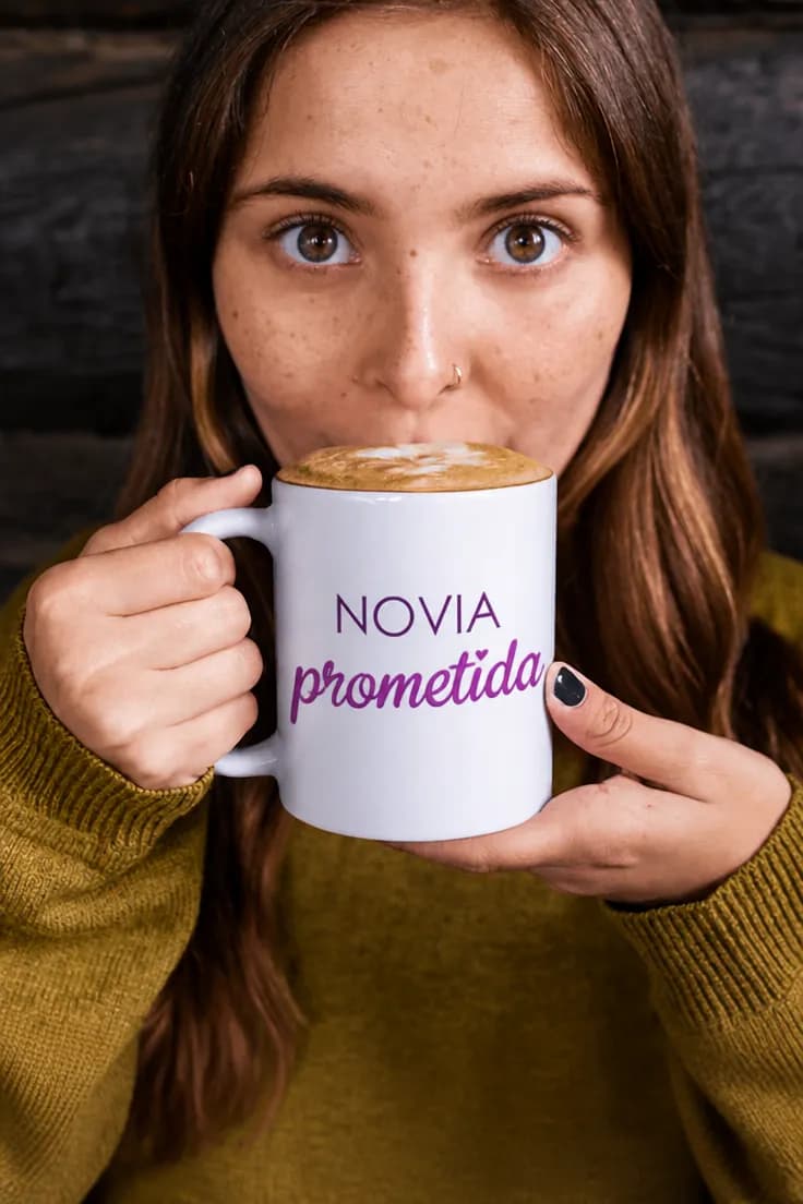 Taza divertida Novia prometida | NOVIA prometida